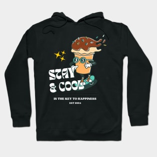 Stay & Cool Illustration Hoodie